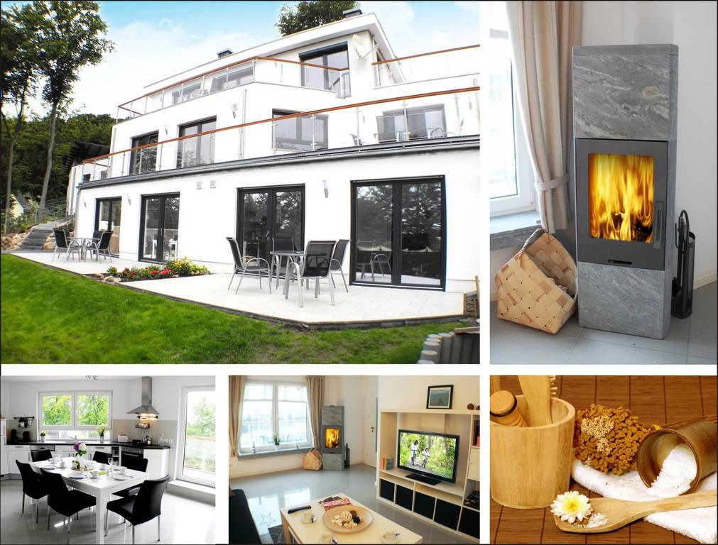 Strandhaus Manatee Mit Sauna Und Kamin Sellin Kültér fotó
